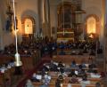 Bild: dob
Mit einem prächtigen Bläserkonzert gratulierte der Evangelische Bezirksposaunenchor aus Weiden der Stadt Vohenstrauß zum 900-jährigen Stadtjubiläum.