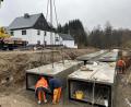 Bild: Wolfgang Söllner/exb
Die Sperrung der Neusorger Straße in Ebnath verlängert sich um zwei Wochen.