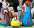 Bild: Thomas Sporrer  
Die Heilige Familie als Grassy-Tonfiguren