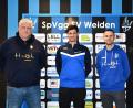 Bild: Nachtigall
SpVgg-SV-Sportdirektor Rüdiger Hügel (links) mit dem künftigen NLZ-Leiter Oliver Eckl (Mitte) und Christian Most, der im Sommer das NLZ verlässt und Trainer beim SV Schwandorf-Ettmannsdorf wird.