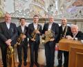 Bild: Karin Hochmuth/exb
Die Formation Chambrass mit Paul Windschüttl (rechts).