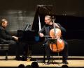 Bild: Kunz
Jens Peter Maintz (Violoncello) und Eldar Nebolsin (Klavier) stimmen sich auf Beethoven ein.