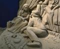 Bild: Francesco Tecchio/Lignano Sabbiadoro/dpa
Bis Anfang Februar 2025 ist die Sandkrippe in Lignano Sabbiadoro zu besichtigen. Die „Presepe di sabbia“ ist die berühmteste Sandkrippe Italiens.