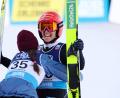 Bild: Geir Olsen/NTB/dpa
Katharina Schmid (r.) bejubelte in Lillehammer den 16. Weltcup-Sieg ihrer Karriere.