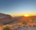 Bild: McLarrin/exb
Sonnenaufgang in der Wüste von Nevada, ein bisschen über null Grad, und 6.15 Uhr: Es geht los.