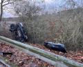 Bild: Feuerwehr Kümmersbruck
Auf der Kreisstraße 18 auf Höhe des Haidweihers kam ein Mann aus dem Landkreis von der Fahrbahn ab und landete im Graben. Er konnte sich selbst aus dem Wagen befreien.