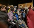 Bild: amö
Auch der Nikolaus besuchte den "Haager Lichterzauber"