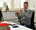 Archivbild: ubb
Leiter Tobias Böhm musste mit der Kreismusikschule auch die Coronapandemie meistern. Damals wurde auf Onlineunterricht umgestellt. Nun verlässt der 47-Jährige den Landkreis.