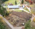 Archivbild: Martin Hertel/exb
Auf dem Luftbild ist die V-Form des Geländes deutlich erkennbar, Birken, Weiden, Fichten und Ahorn bleiben stehen.