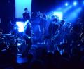 Bild: Kunz
Bevorzugt blau: Die Musikerinnen und Musiker des Jazzrausch-Bigband-Projekts.