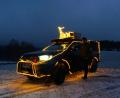 Bild: Alexander Krauß/exb
Mit seinem weihnachtlich beleuchteten Pick-up wird Alexander Krauß am vierten Adventswochenende ins Ahrtal fahren. Wer möchte, kann ihm noch bis Mittwoch Weihnachtskarten mit Grüßen zukommen lassen, die der Kodlitzer dann an Betroffene der Flutkatastrophe im Juli 2021 verteilt.