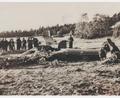 Bild: Archiv Friedrich Mang/exb
Flugzeugabsturz Mehlmeisel 1944: Das Flugzeug war nur noch ein Trümmerhaufen.