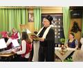 Bild: prh
Der bekannte Balladensänger "Rudolfo von Försterau" (Rudi Förster) sorgte mit seinen Unterbrechungen beim Lied "Die Uhr von Löwe" bei den Zuhörern für große Heiterkeit und beim begleitenden Orchester für Verzweiflung.