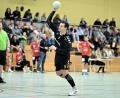 Bild: Hubert Ziegler
Sebastian Kistenpfennig (Szene aus dem Spiel gegen Roding) traf gegen Forchheim fünf Mal, davon vier Mal per Siebenmeter.