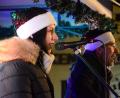 Bild: Kunz
"Tunes for Two" in der Musikhütte auf dem Weidener Christkindlmarkt.