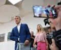 Archivbild: Ríhová Michaela
Andrej Babiš, Vorsitzender der oppositionellen ANO-Partei, und seine Frau Monika Babišová.