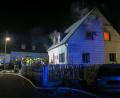 Bild: Feuerwehr Hirschau
Im Obergeschoss des Wohnhauses war am Abend des Neujahrstags das Feuer ausgebrochen.