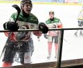 Bild: Hubert Ziegler
Brendan Walkom, so etwas wie die sportliche Lebensversicherung des ERSC Amberg, hofft darauf, auch in Ulm so ausgelassen jubeln zu können.