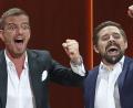 Archivbild: Daniel Karmann/dpa
ProSieben zeigt im Frühjahr eine neue Quizshow mit den Entertainern Joko und Klaas.