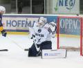Bild: Thomas Heide
Der Weidener Goalie Marco Wölfl (rechts) blieb auch in der Lausitz ohne Gegentor. Die Devils siegten bei den Füchsen mit 4:0.