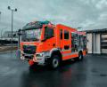 Bild: Nico Tretter/exb
Das neue Hilfeleistungslöschfahrzeug der Feuerwehr Wiesau hat 320 PS und Allradantrieb.
