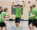 Archivbild: ref
So wollen die Spieler des VC Amberg auch am Wochenende über Punkte jubeln. Florian Birner (von links), Ben Kühnert, Sebastian Helm, Max Mysiak und Paul Roggenhofer empfangen Herrsching und Schwabing.