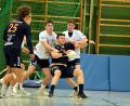 Archivbild: Hubert Ziegler
Im Hinspiel wurde schon ordentlich hingelangt: Am Samstag treffen die HG Amberg und der HC Sulzbach im Derby wieder aufeinander.