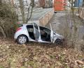 Bild: Polizei 
Auf 10.000 Euro summieren sich die Schäden nach einem Unfall in der Nähe des Klinikums Marktredwitz