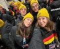 Bild: Reisnecker
Ein Selfie bei der Eröffnungsfeier: Miriam Reisnecker (vorne rechts) und das deutsche Langlaufteam bei der Eröffnungsfeier der Games in Turin.