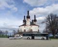 Archivbild: Tourismusregion Oberpfälzer Wald
Der Rad- und Freizeitbus Grenzland-Express wird eingestellt. Das Bild zeigt den Bus vor der Großen Kappl.