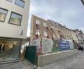 Bild: upl
Hier wurde extra betoniert für die Stahlträger, die die Fassade stützen.