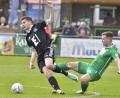 Archivbild: Hubert Ziegler
Marcel Kaiser (links) traf doppelt für die DJK Ammerthal im Testspiel gegen den ASV Burglengenfeld.