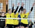 Bild: Hubert Ziegler
Marie Heidlinger, Emma Peter, Elisabeth Kiehn und Lorena Tilgen (von links) vom SV Hahnbach am Netz.