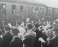 Repro: gz
Die Geschichte der Eslarner Heimatfeste ist lang: Ab 1908 reisten die Heimatvereine mit dem "Islouer Bocklzug" nach Eslarn an und wurden am ehemaligen Bahnhof musikalisch empfangen.