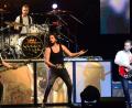 Bild: Kunz
Die Tribute-Band "Queen Alive" gibt beim Konzert in der Max-Reger-Halle alles.
