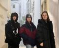 Bild: exb
Das Moderationsteam des Podcasts: Zach, Gabi und Lisa.