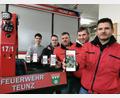 Bild: Portner
Mit der Lebensretter-App jederzeit zur schnellen Hilfe bereit: Andreas Brandstätter (von rechts), Klaus Pflug, Stefan Neuber, Tobias Neuber und Florian Brandstätter von der Feuerwehr Teunz.