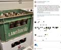 Screenshot: Instagram Neumarkter Lammsbraeu
Die Brauerei postet auf Instagram ein Bild des 47 Jahre alten Bierkastens, der nun den Weg zurück gefunden hat. (Screenshot: https://www.instagram.com/p/DE74o_bMbOA/)