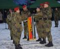 Bild: bö
29 Rekruten aus der Schweppermann-Kaserne legen in Ebermannsdorf ihr feierliches Gelöbnis ab. Einige von ihnen sprechen an der Truppenfahne stellvertretend für alle die Eidesformel.