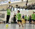 Bild: Hubert Ziegler
Konzentrierter Spielaufbau bei Johannes Zahner, Jan Wittmann, Kay Barth und Florian Schreiber (von links) vom VC/DJK Amberg.Die Jungs wurden Nordbayerischer Meister.