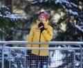 Archivbild: Matthias Schrader/dpa
Aufmerksamer Beobachter: Bundestrainer Eric Frenzel (hier beim Weltcup in Ramsau) hat seine Jungs im Blick. Der Flossenbürger erlebt in Trondheim seine erste WM als verantwortlicher Coach.