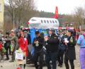 Archivbild: bnr
Auch ohne Bulldogs und Wagen fahren in Gleiritsch beim Fachingszug kreative Gefährte auf.