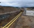 Bild: bnr
Auf dem Gebiet der Biogasanlage Deindorf haben die ersten vorbereitenden Arbeiten bereits begonnen. Derzeit verlegt das Bayernwerk eine Gasleitung Richtung Ortsnetz Wernberg-Köblitz.