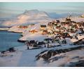 Bild: Steffen Trumpf/dpa
Blick vom Myggedalen-Aussichtspunkt: die grönländische Hauptstadt Nuuk.