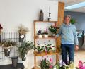 Bild: juh
Hans-Joachim Schinner glaubt an das Konzept seines neuen Blumenladens "Rund um Blume" in Eschenbach.