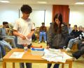 Archivbild: ubb
Der erste Workshop für "First Class Mates" führte Schüler aus Kemnath und Karlsbad im Jugendmedienzentrum zusammen. Hier freunden sich zwei Darsteller mit ihren Rollen an.