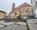 Bild: upl
Am Salzstadelplatz in Amberg ist das Pflaster aufgerissen worden.