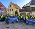 Bild: Kathrin Birner, Gewerkschaftssekretärin Verdi Bezirk Oberpfalz
Über 80 ortsansässige Zivilbeschäftigte streiken in Hohenfels.