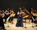 Bild: Kunz
Violinistin Alena Baeva interpretiert das für Violine bearbeitete Bachsche Cembalokonzert d-Moll.