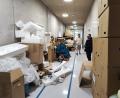 Bild: luk
Bis zum Unterrichtsbeginn im neuen Gebäude am kommenden Montag wird auch der Abfallberg aus Verpackungsmaterial verschwunden sein.